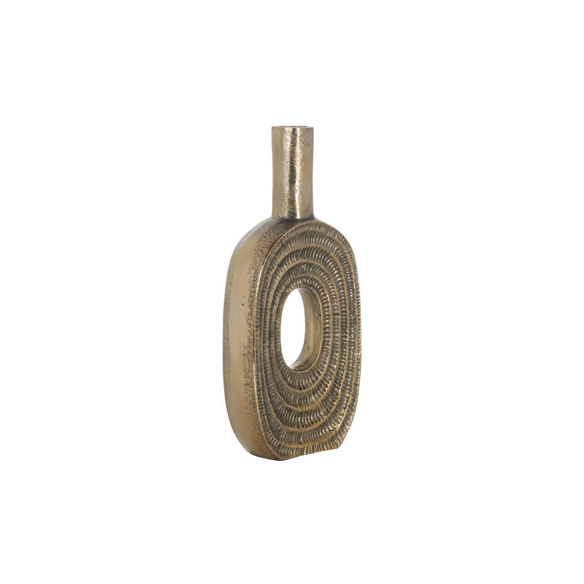 Richmond Interiors Living Vase Emar brushed gold small House of Isabella UK