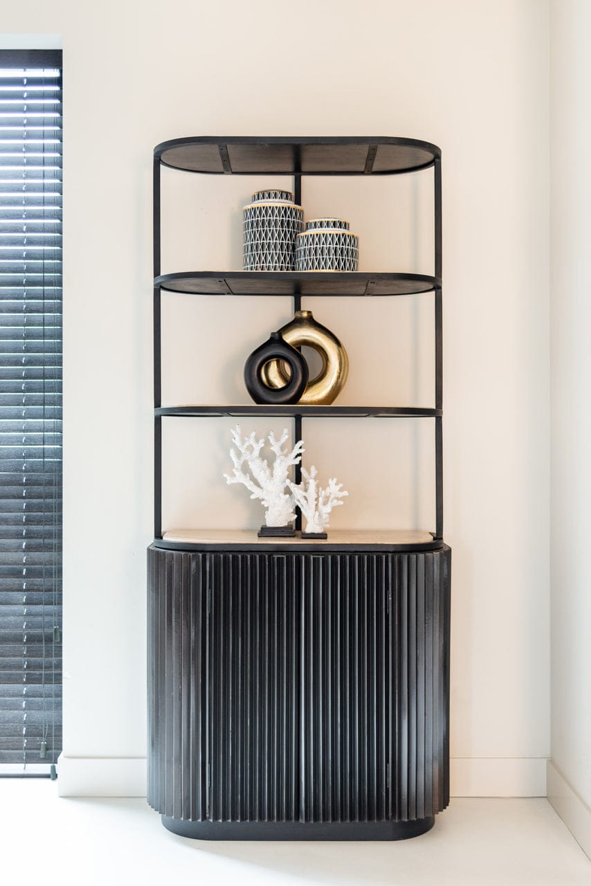 Richmond Interiors Living Vase Felice black House of Isabella UK