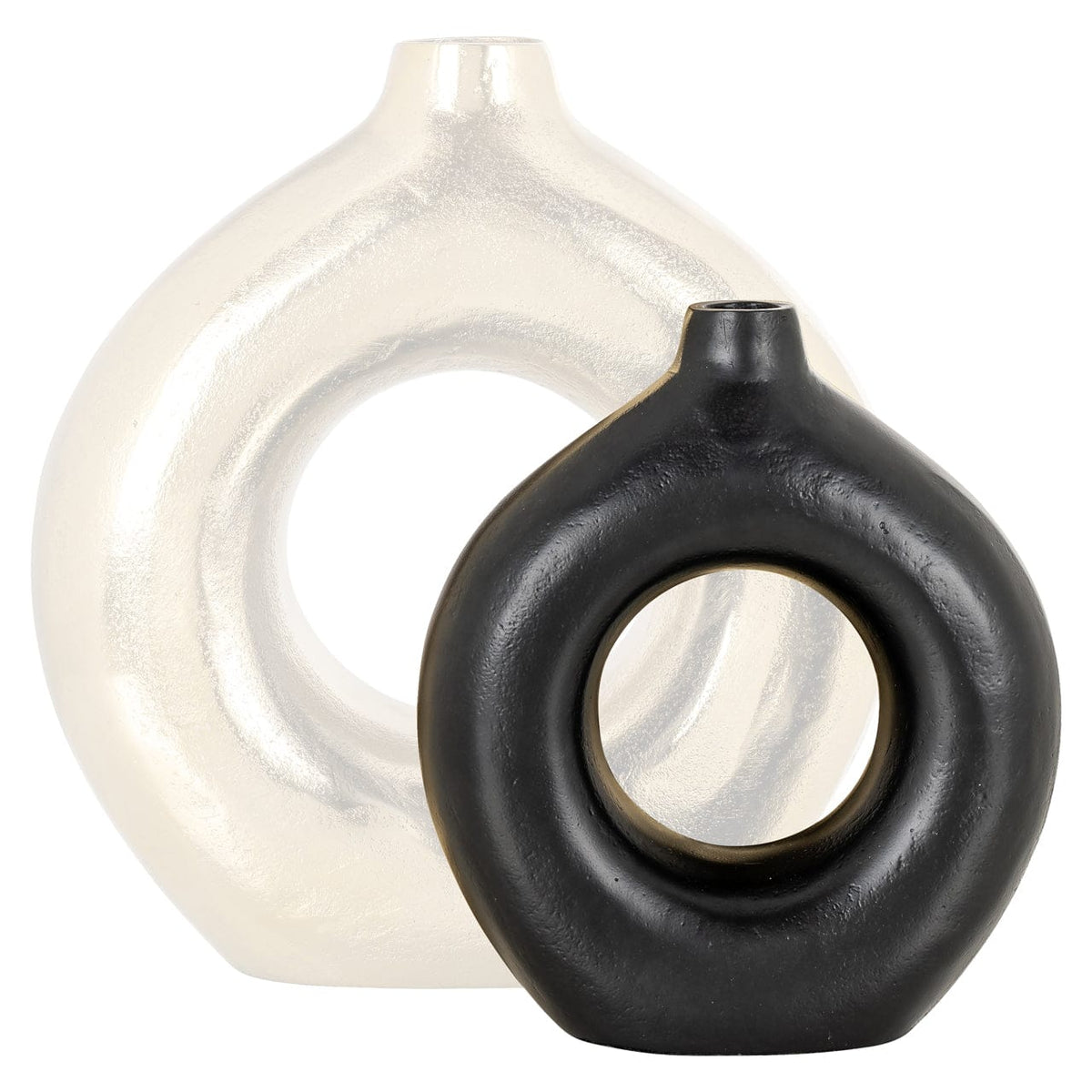 Richmond Interiors Living Vase Felice black House of Isabella UK