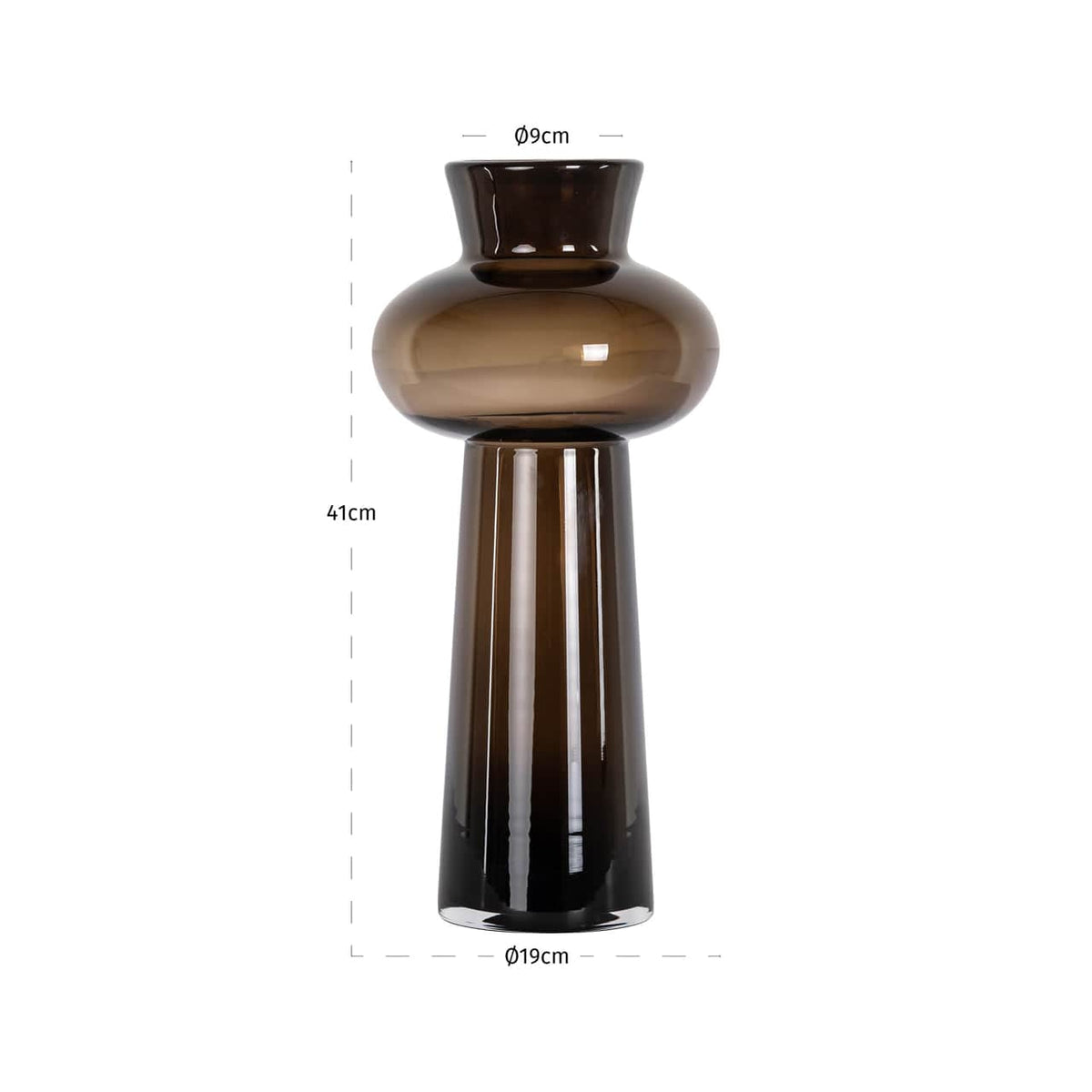 Richmond Interiors Living Vase Jamey brown large House of Isabella UK