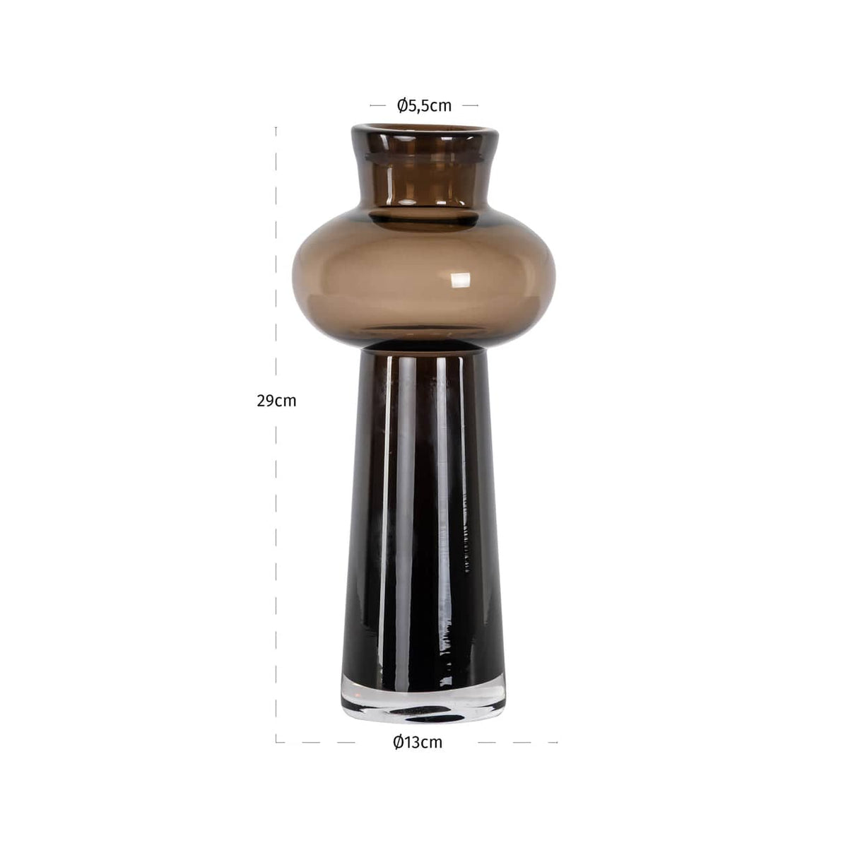 Richmond Interiors Living Vase Jamey brown small House of Isabella UK