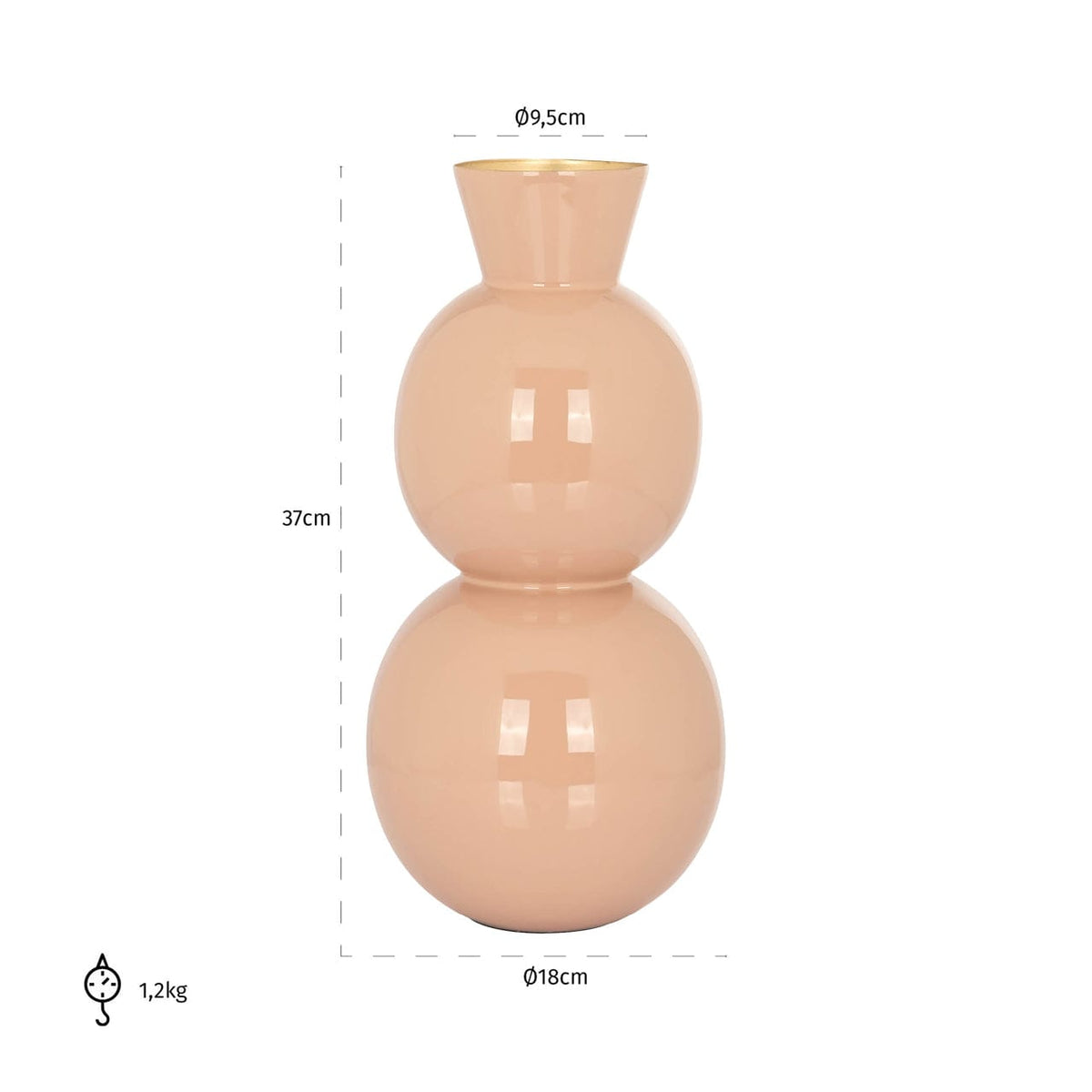 Richmond Interiors Living Vase Jared House of Isabella UK