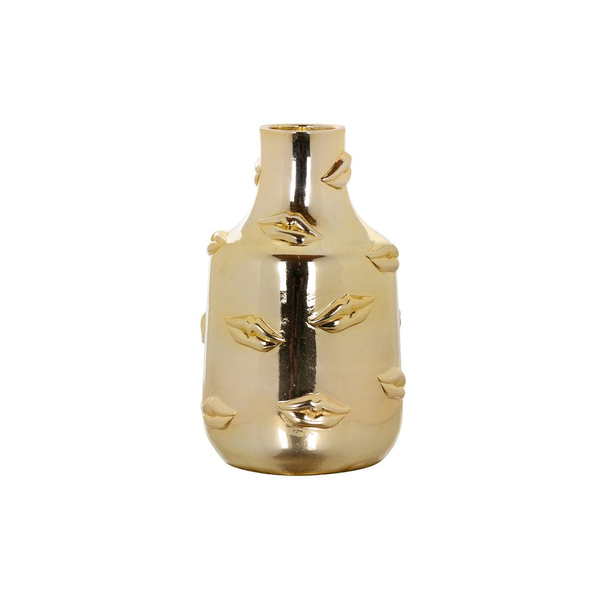 Richmond Interiors Living Vase Kisses gold small House of Isabella UK