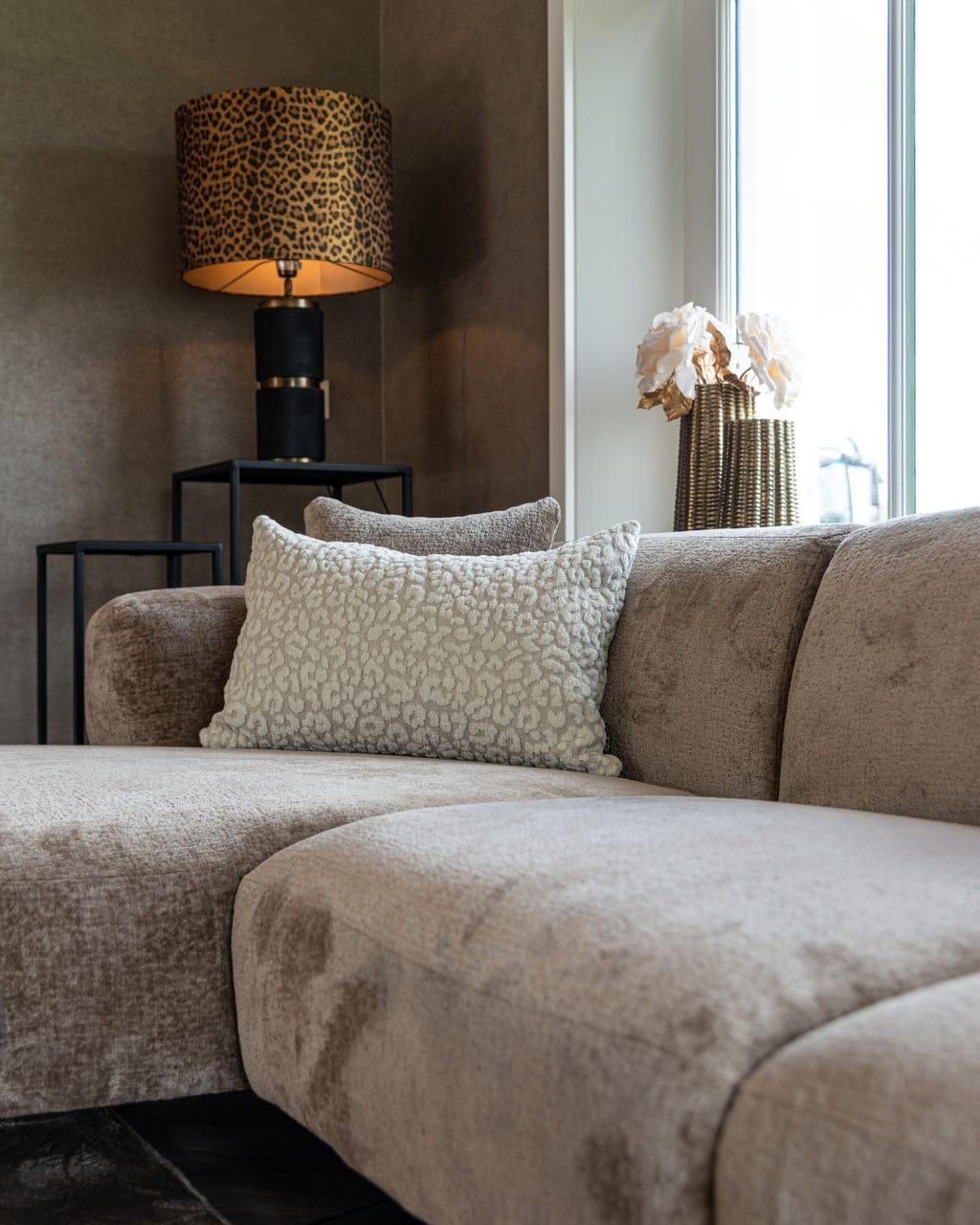 Richmond Interiors Living Vase Loran brushed gold large House of Isabella UK