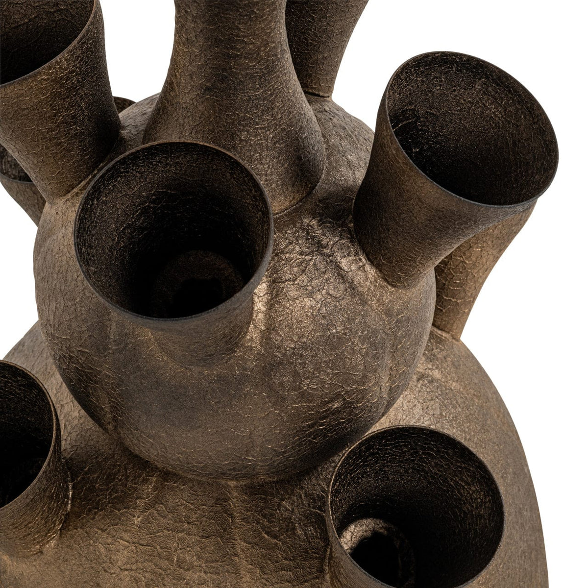 Richmond Interiors Living Vase Maleen brass antique House of Isabella UK