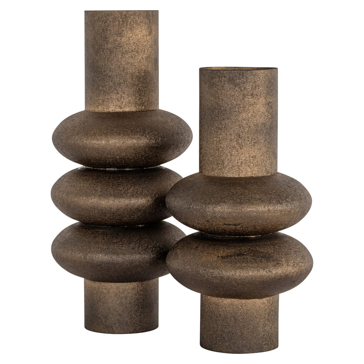 Richmond Interiors Living Vase Megan brass antique House of Isabella UK