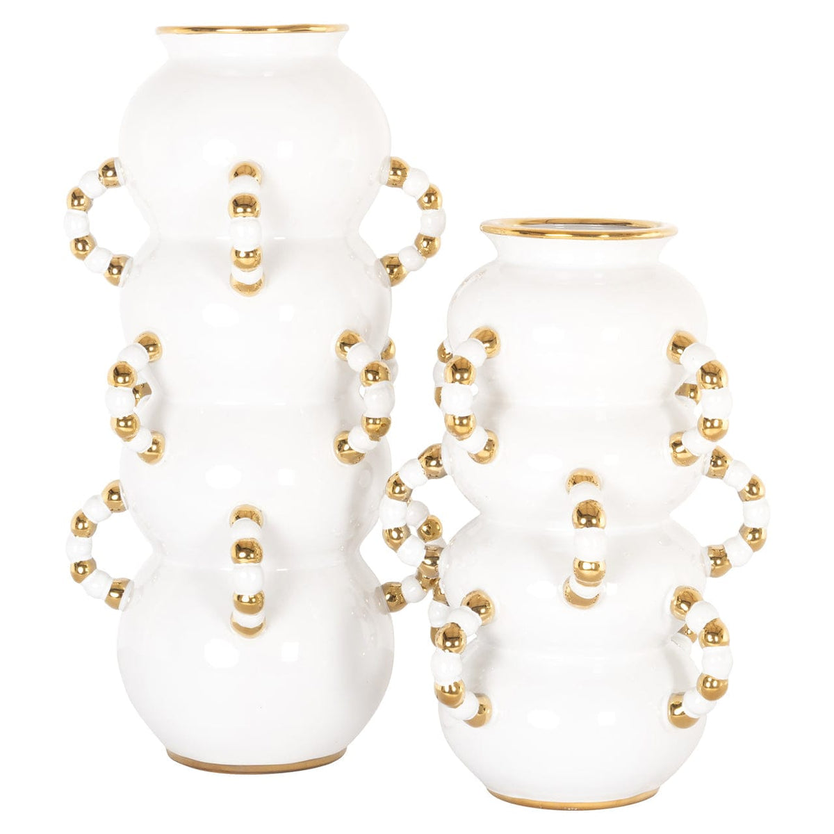 Richmond Interiors Living Vase Pippy white large House of Isabella UK