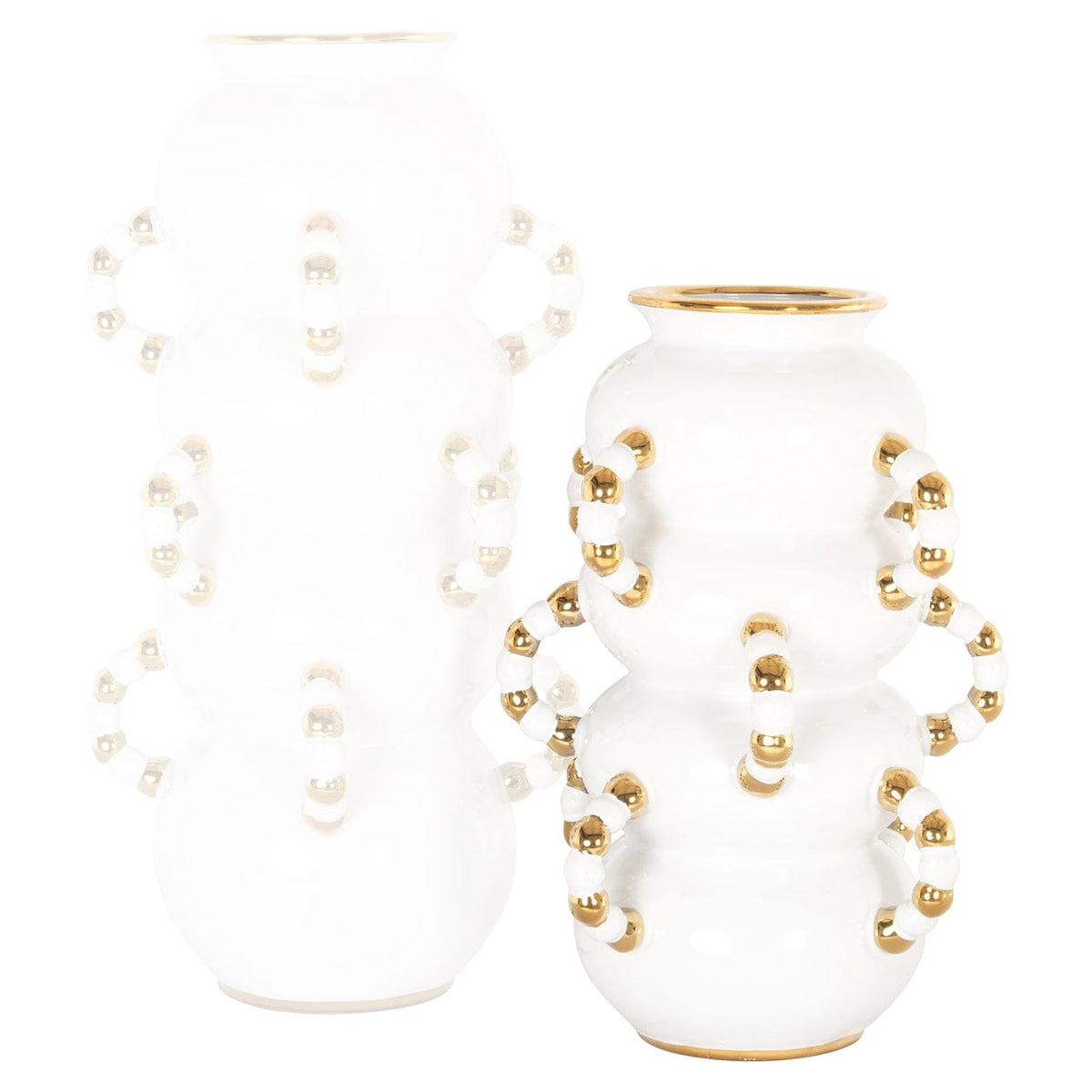 Richmond Interiors Living Vase Pippy white small House of Isabella UK