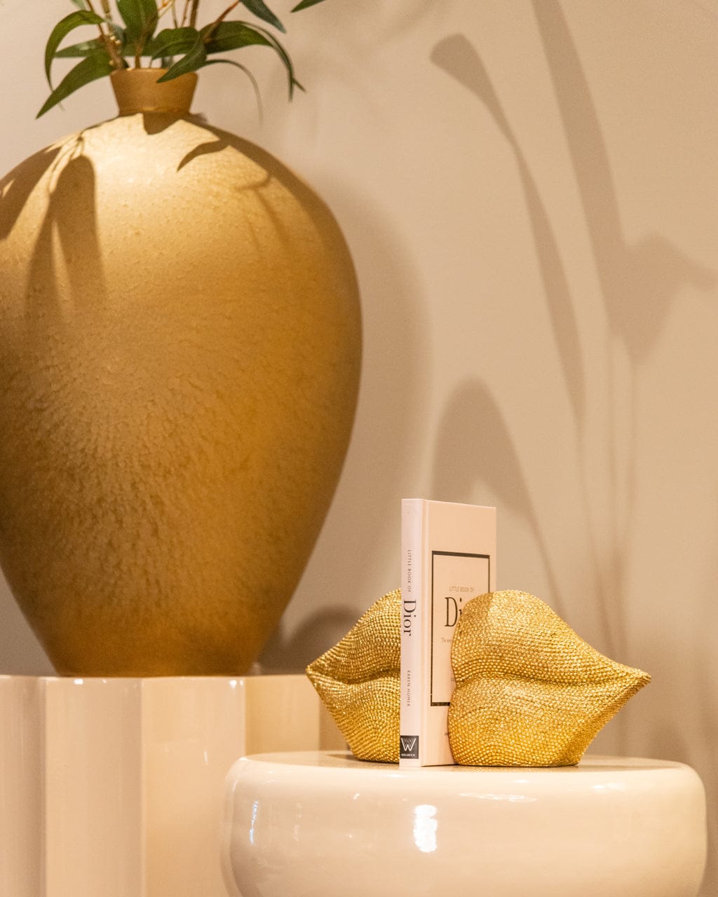 Richmond Interiors Living Vase Shirley gold House of Isabella UK