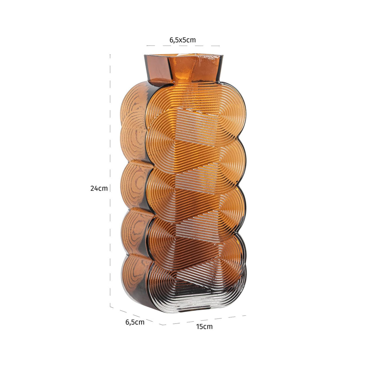 Richmond Interiors Living Vase Venice brown large House of Isabella UK