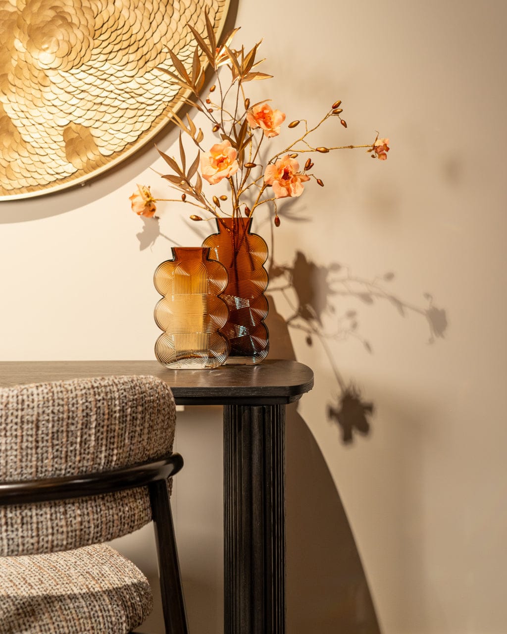 Richmond Interiors Living Vase Venice brown small House of Isabella UK