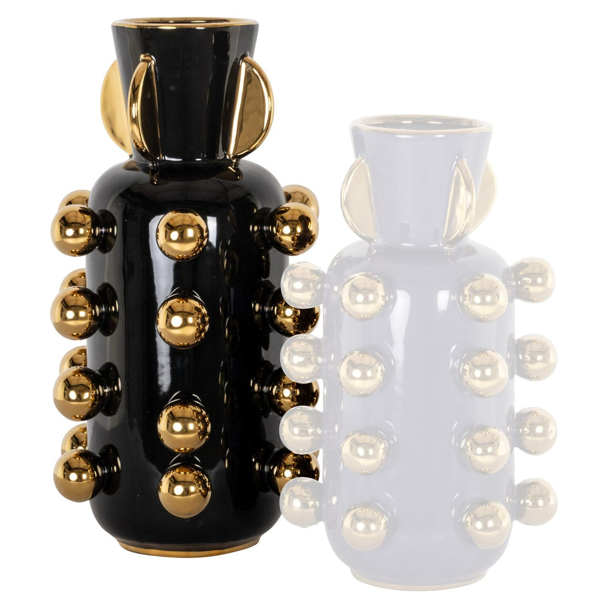 Richmond Interiors Living Vase Zalia black large House of Isabella UK