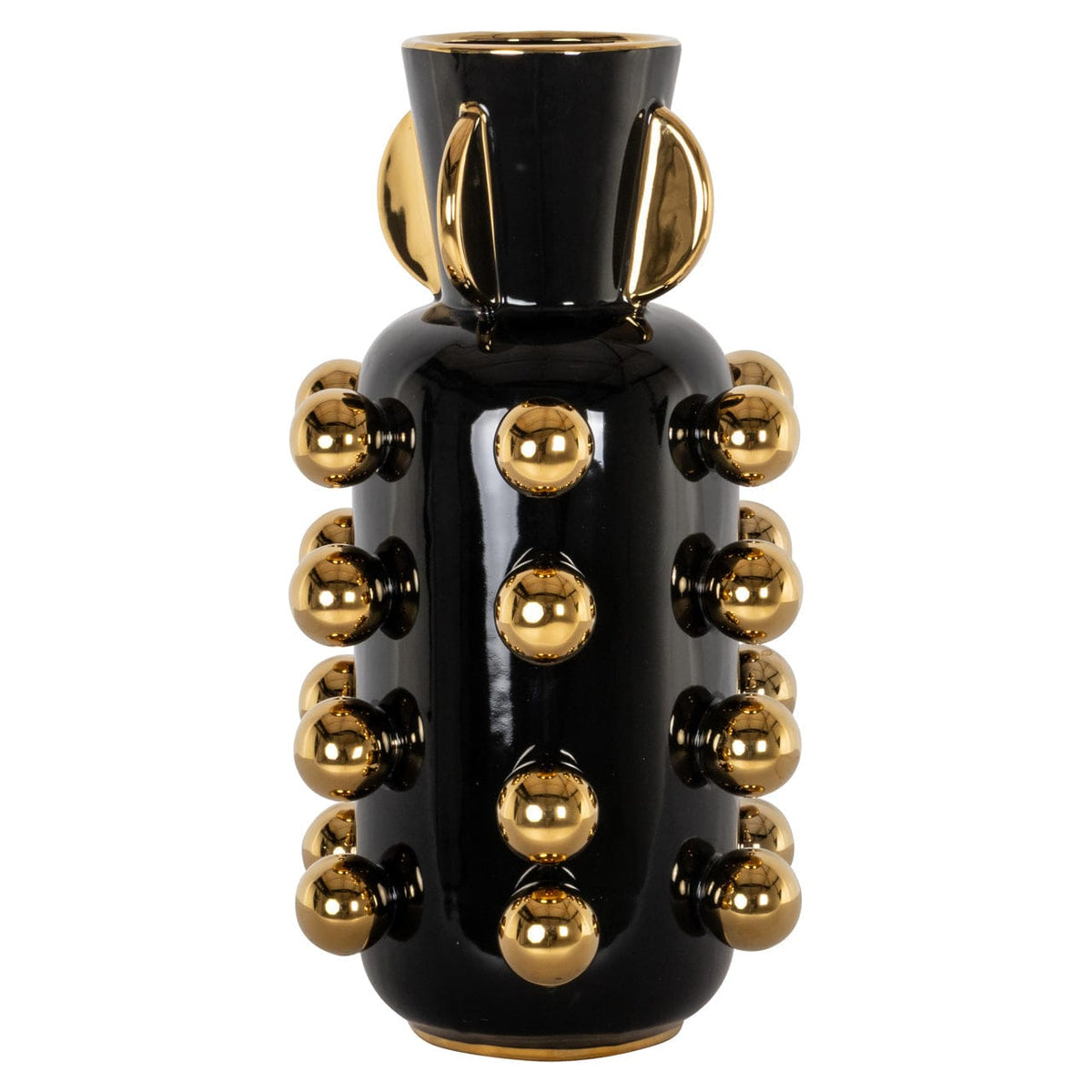 Richmond Interiors Living Vase Zalia black large House of Isabella UK