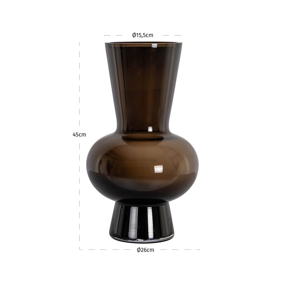 Richmond Interiors Living Vase Zaya brown House of Isabella UK