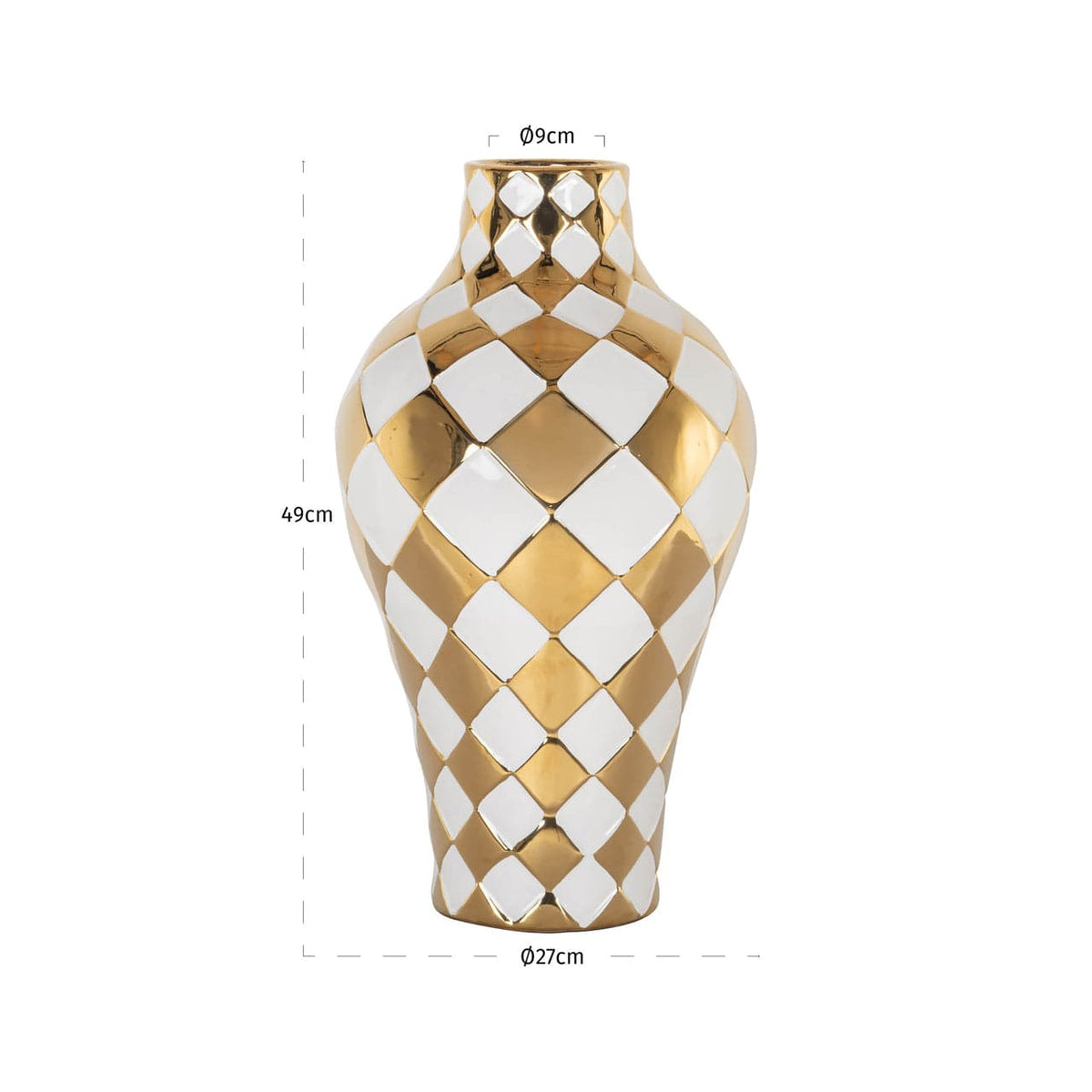 Richmond Interiors Living Vase Zilla white large House of Isabella UK