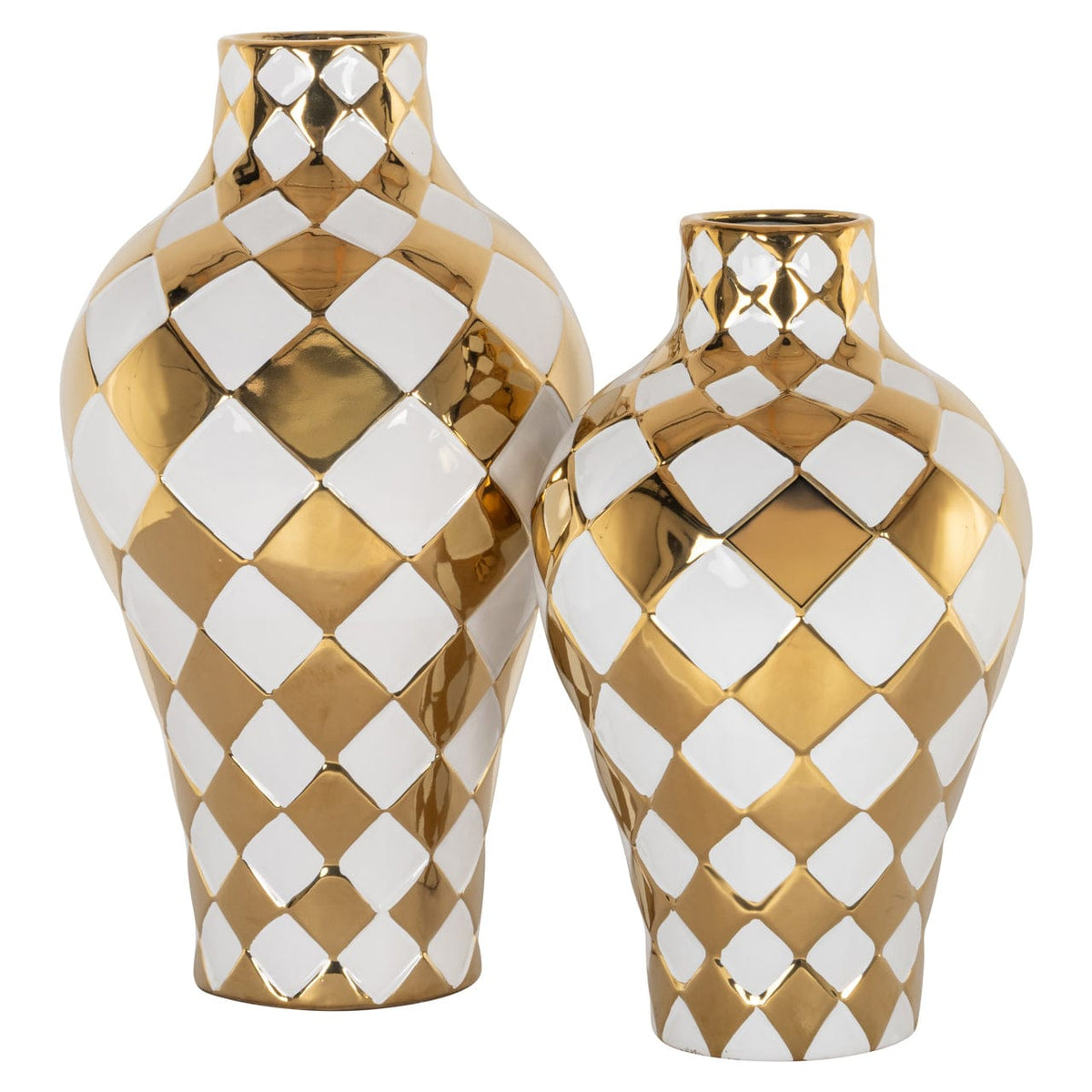 Richmond Interiors Living Vase Zilla white small House of Isabella UK