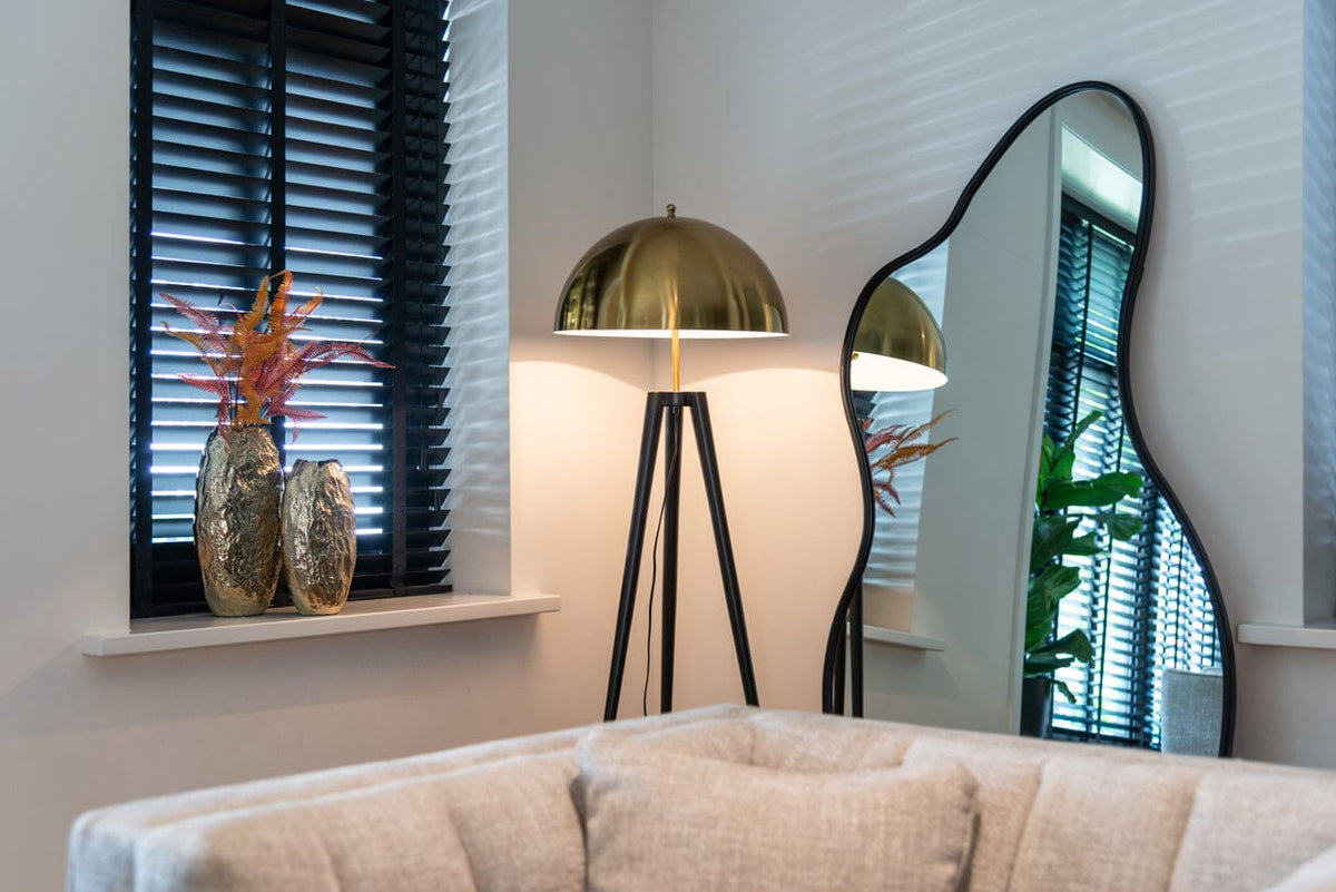 Richmond Interiors Mirrors Mirror Alton brushed gold House of Isabella UK