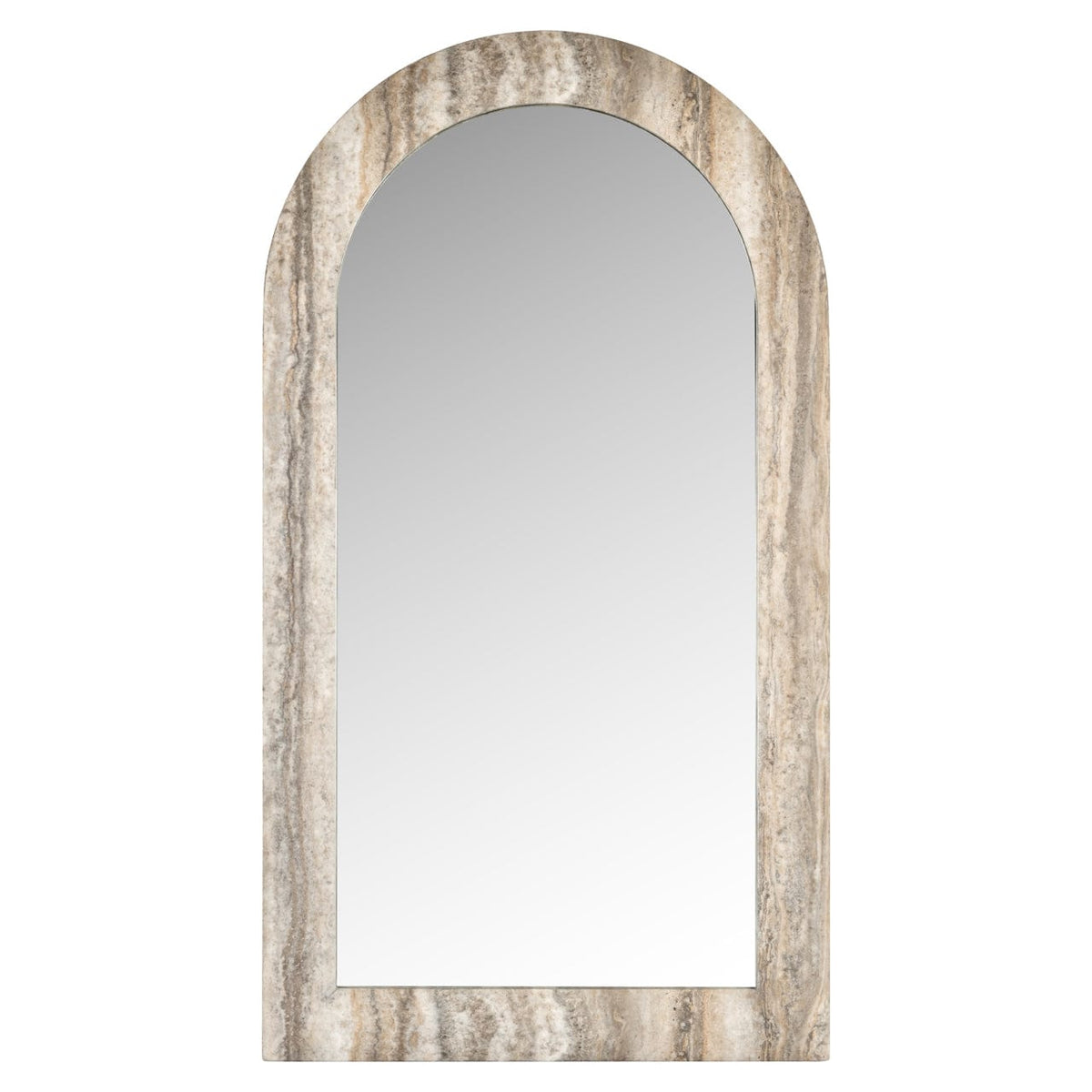 Richmond Interiors Mirrors Mirror Calvo grey faux travertine House of Isabella UK