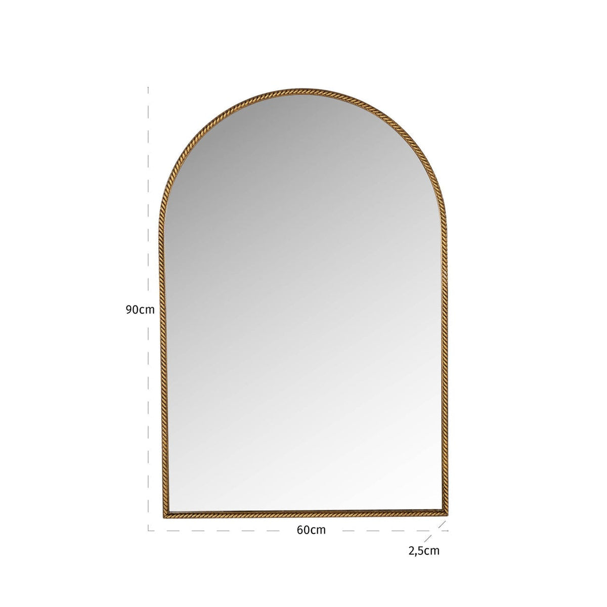 Richmond Interiors Mirrors Mirror Jindie gold House of Isabella UK