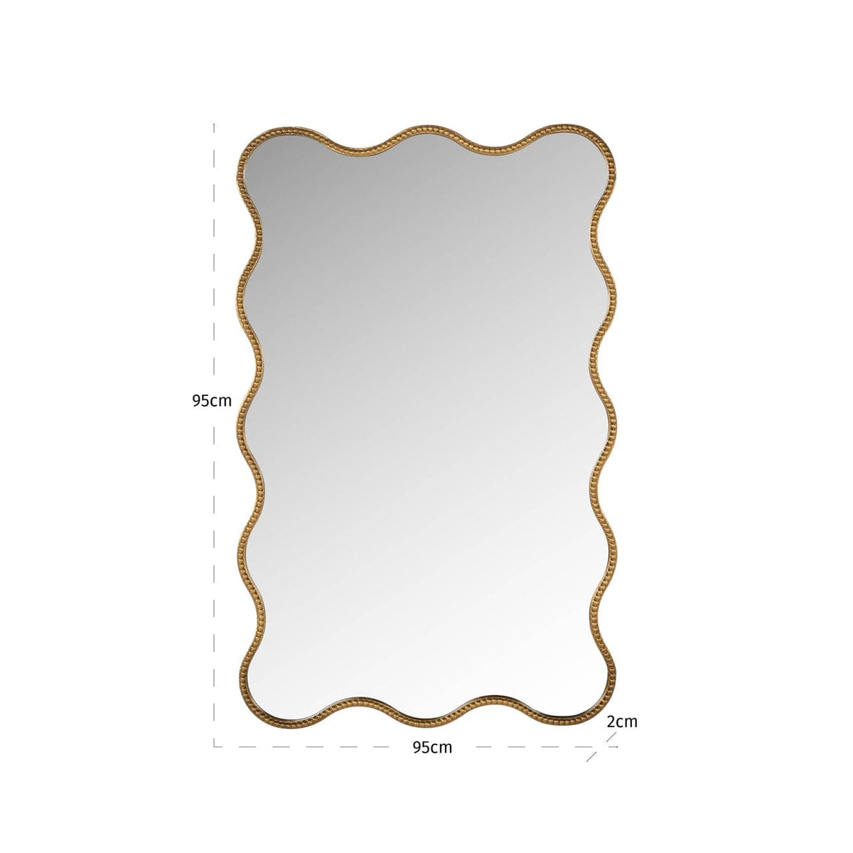 Richmond Interiors Mirrors Mirror Laurel gold House of Isabella UK