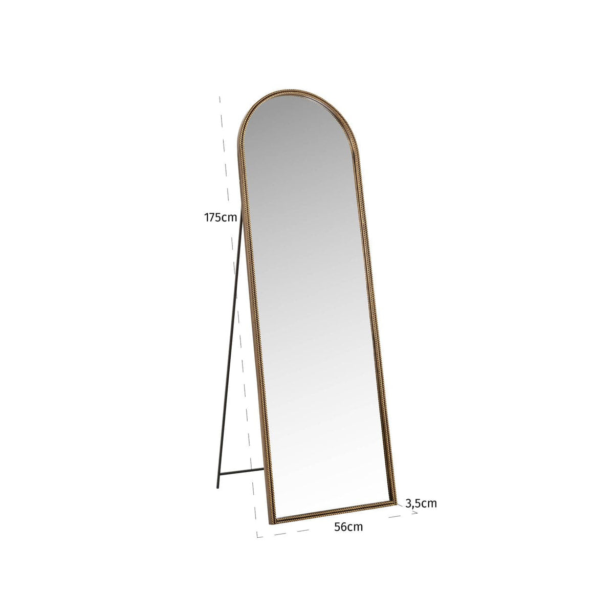 Richmond Interiors Mirrors Mirror Laurine gold House of Isabella UK