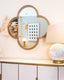 Richmond Interiors Mirrors Mirror Lowen brushed gold House of Isabella UK