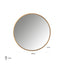 Richmond Interiors Mirrors Mirror Maesa gold 90Ø House of Isabella UK