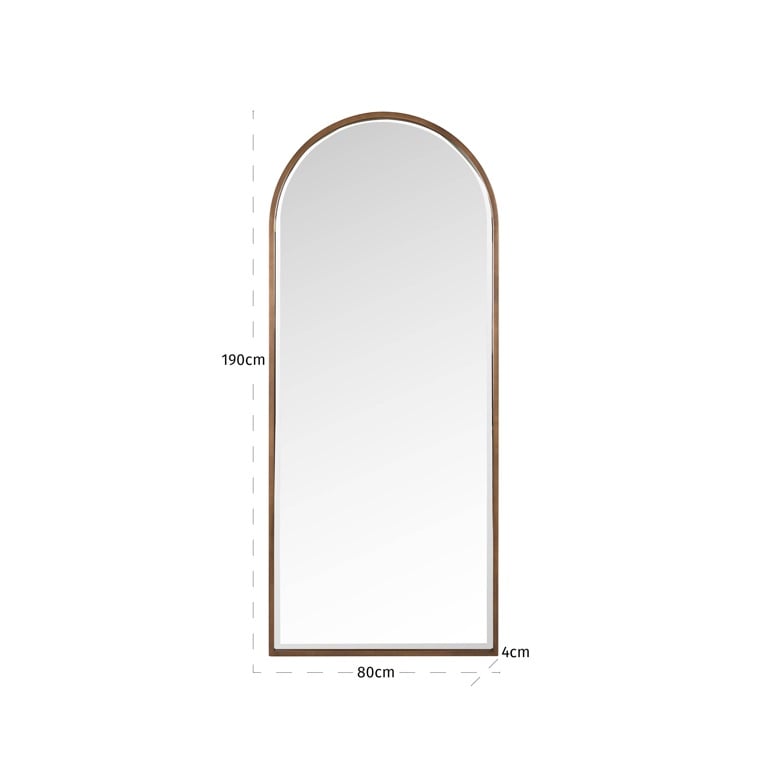 Richmond Interiors Mirrors Mirror Maylinn (Brushed Gold) House of Isabella UK