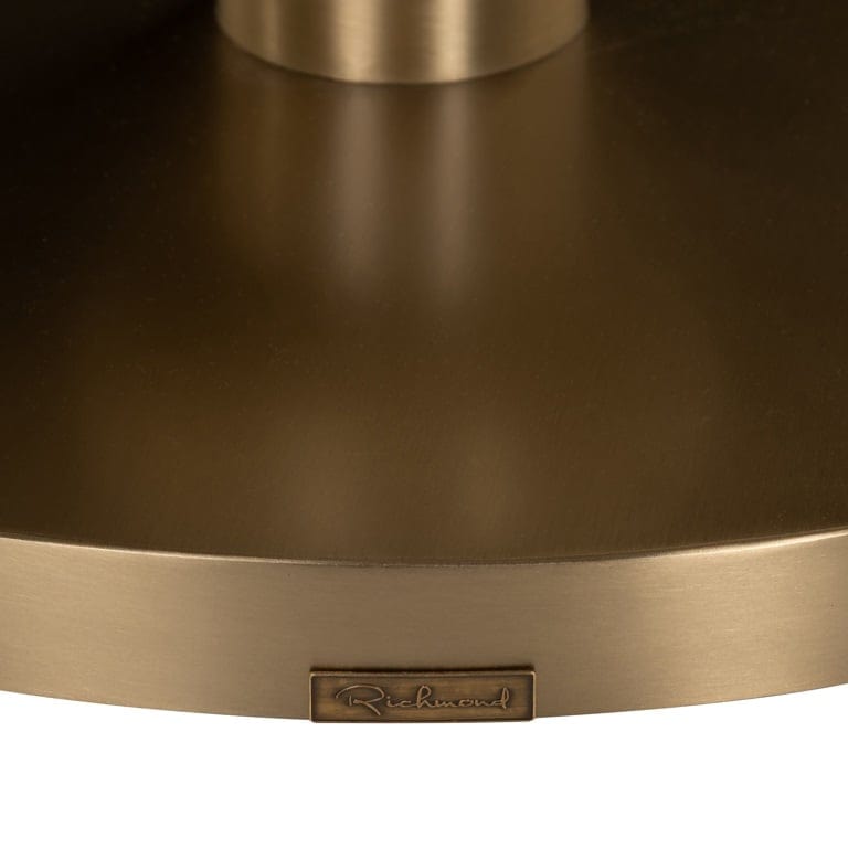 Richmond Interiors Outdoors Bistro table Witlox 75Ø (Black/gold) House of Isabella UK