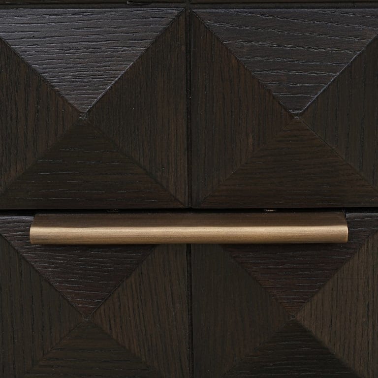 Nightstand Claremont 2-drawers (Brown).