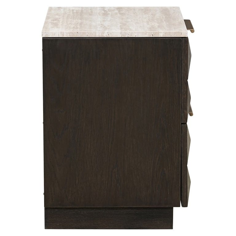 Nightstand Claremont 2-drawers (Brown).