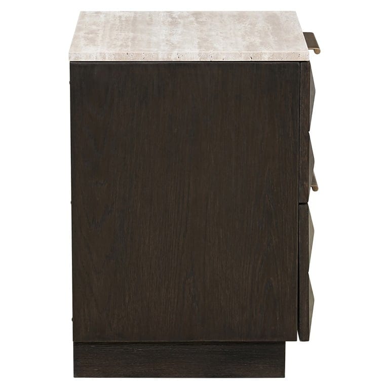 Richmond Interiors Sleeping Nightstand Claremont 2-drawers (Brown) House of Isabella UK