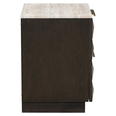 Richmond Interiors Sleeping Nightstand Claremont 2-drawers (Brown) House of Isabella UK