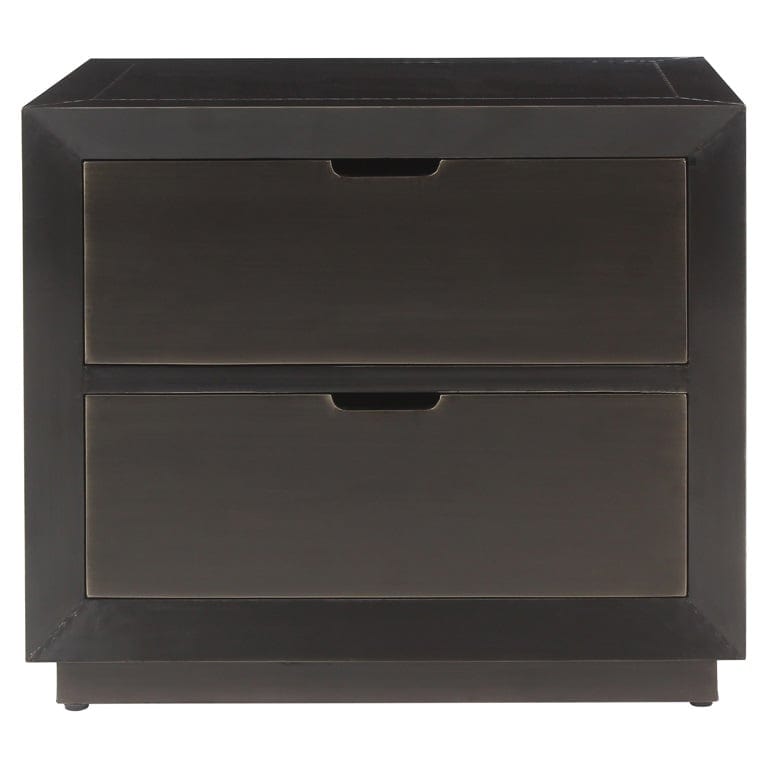 Richmond Interiors Sleeping Nightstand Dante 2-drawers (Bronze) House of Isabella UK