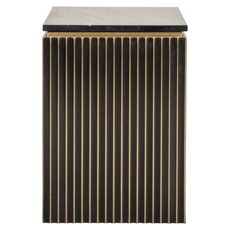 Nightstand Les Arcs 1-door (Brushed Gold).