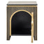 Nightstand Les Arcs 1-door (Brushed Gold).