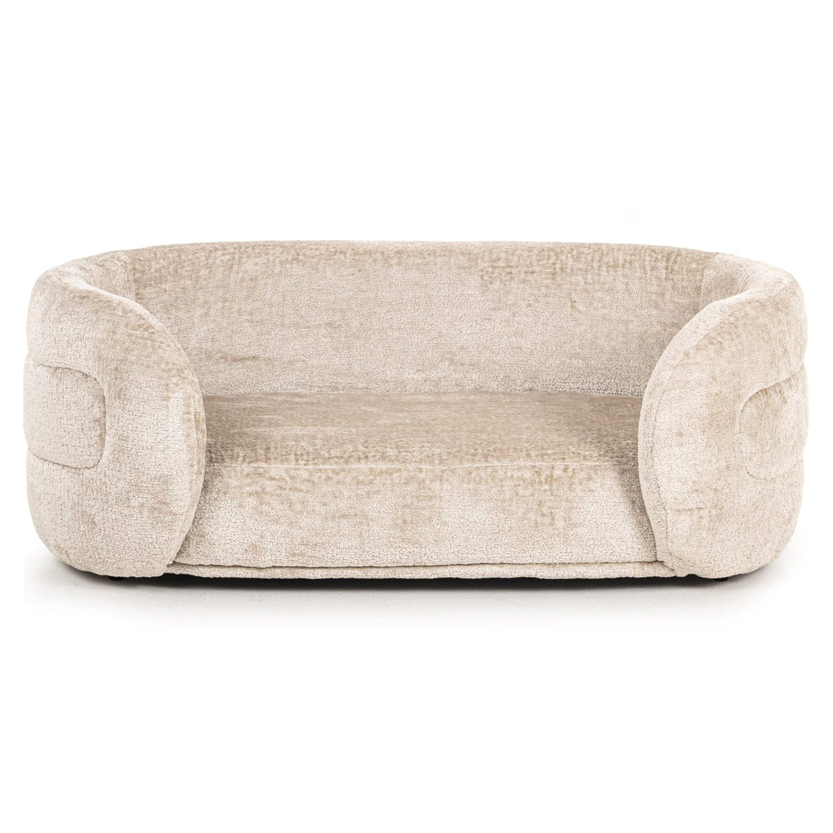 Richmond Interiors Sleeping Pet bed Bingo clay chenille House of Isabella UK