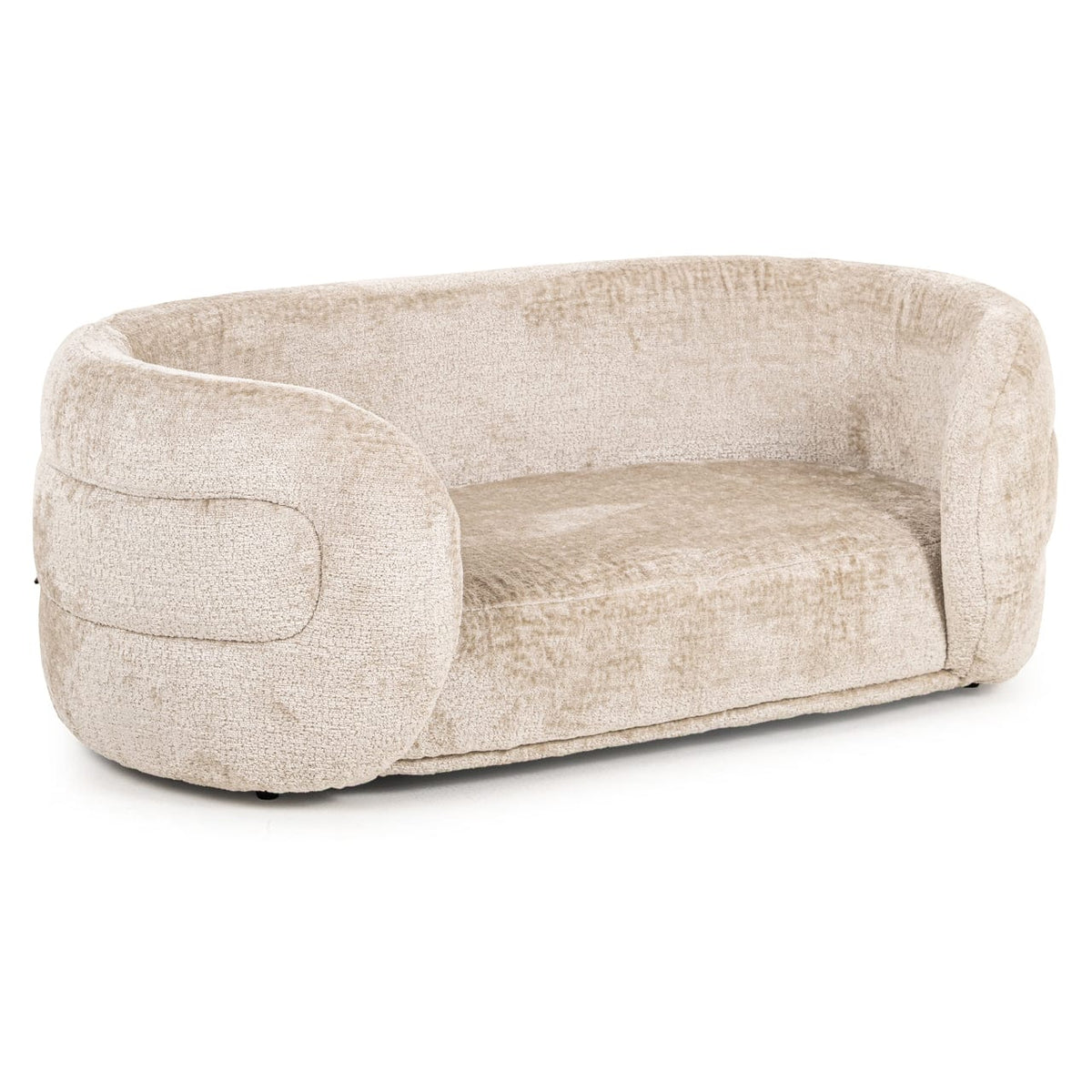 Richmond Interiors Sleeping Pet bed Bingo clay chenille House of Isabella UK