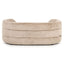 Richmond Interiors Sleeping Pet bed Bingo taupe chenille House of Isabella UK