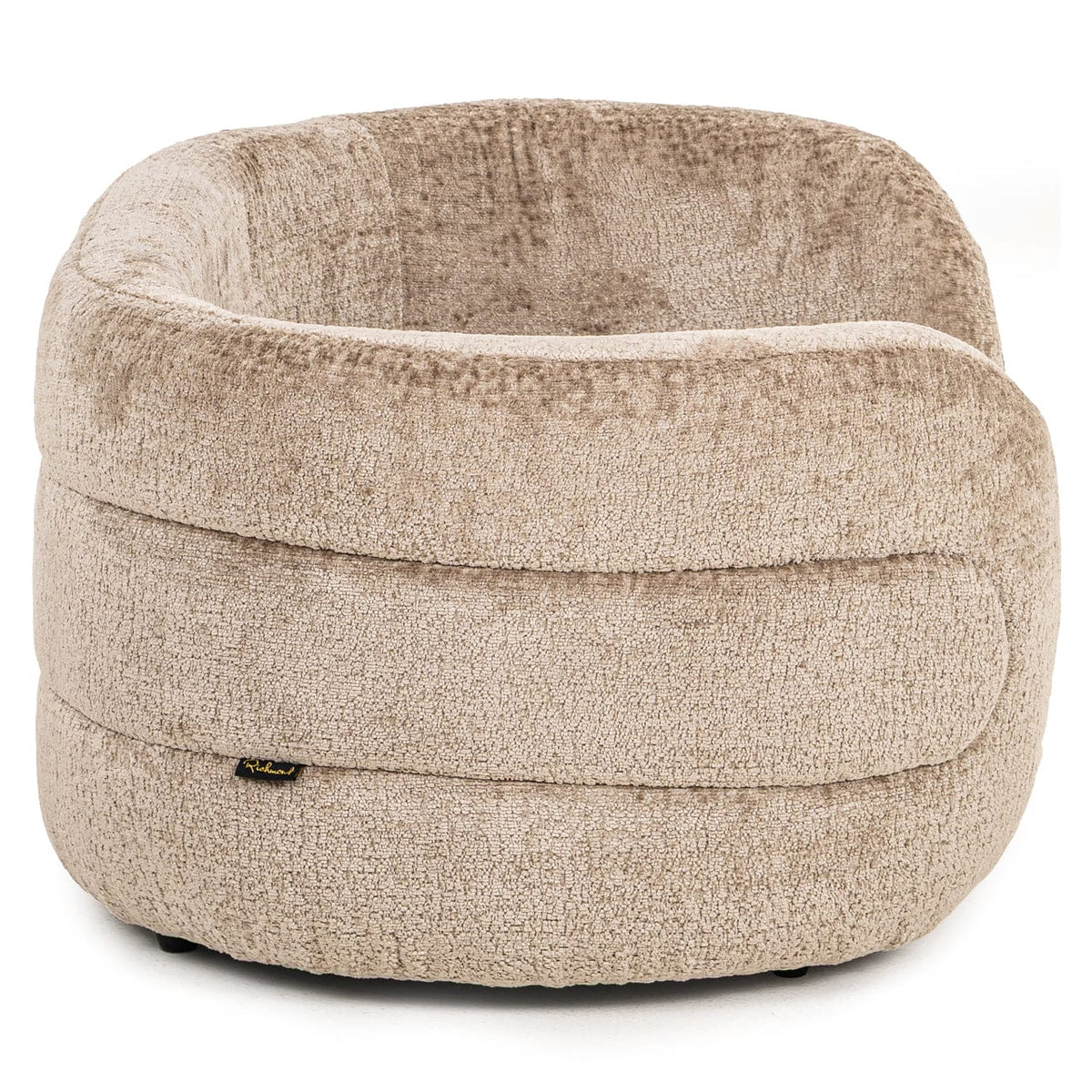 Richmond Interiors Sleeping Pet bed Bingo taupe chenille House of Isabella UK