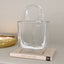 Rowen Homes Accessories Carina Petite Bubbled Glass Decorative Handbag Vase House of Isabella UK