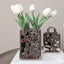 Rowen Homes Accessories Elise Silver Handbag Decorative Vase House of Isabella UK