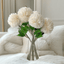 Rowen Homes Accessories Faux Cream Chrysanthemum Bunch of 6 Florals House of Isabella UK