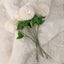 Rowen Homes Accessories Faux Cream Chrysanthemum Bunch of 6 Florals House of Isabella UK