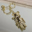 Rowen Homes Accessories Gold Bear Keyring House of Isabella UK