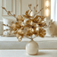 Rowen Homes Accessories Gold Faux Orchid Single Stem Floral House of Isabella UK