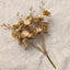 Rowen Homes Accessories Gold Faux Orchid Single Stem Floral House of Isabella UK