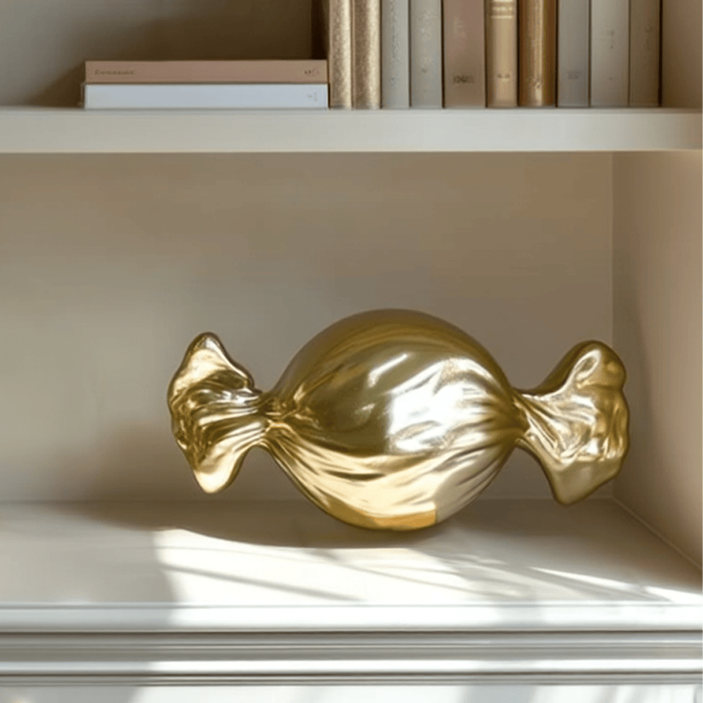 Rowen Homes Accessories Honey Large Gold Decorative Sweet Ornament House of Isabella UK