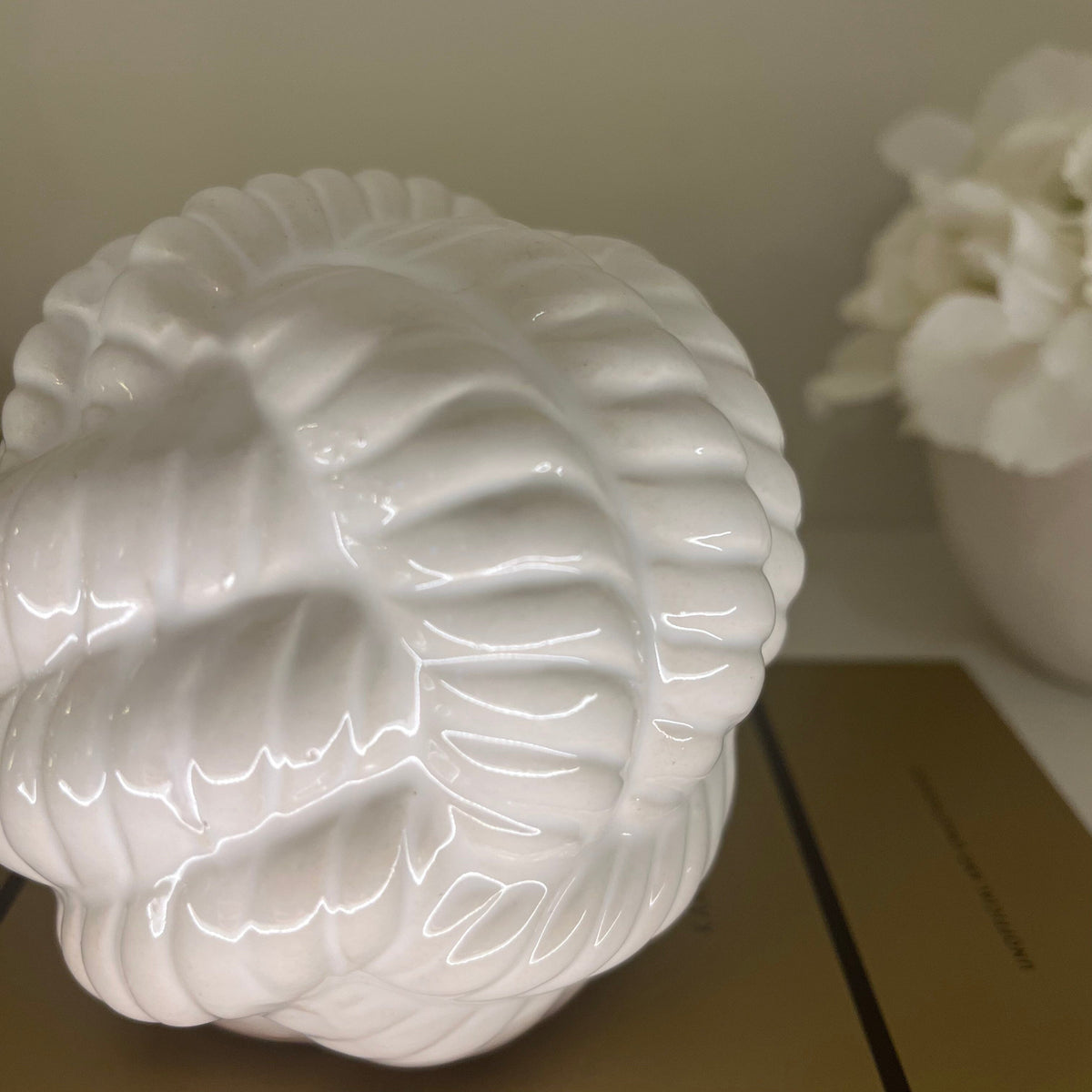 Rowen Homes Accessories Imani Mini Cream Knot Decorative Ornament House of Isabella UK