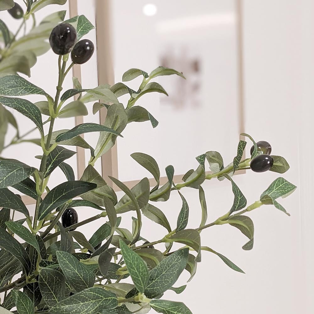 Rowen Homes Accessories Large Faux Potted Olive Tree House of Isabella UK